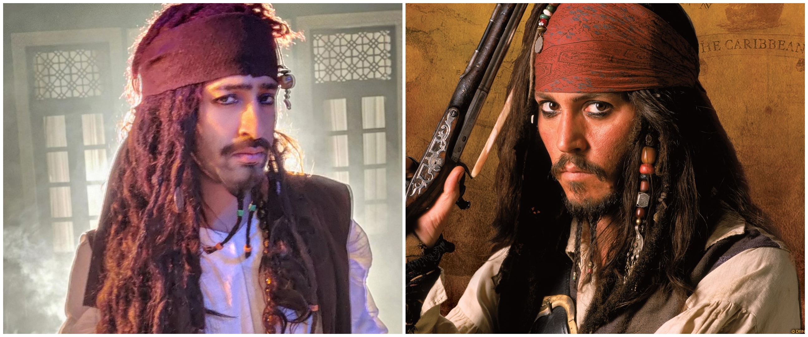 7 Potret Shaheer Sheikh cosplay jadi bajak laut, mirip Johnny Depp