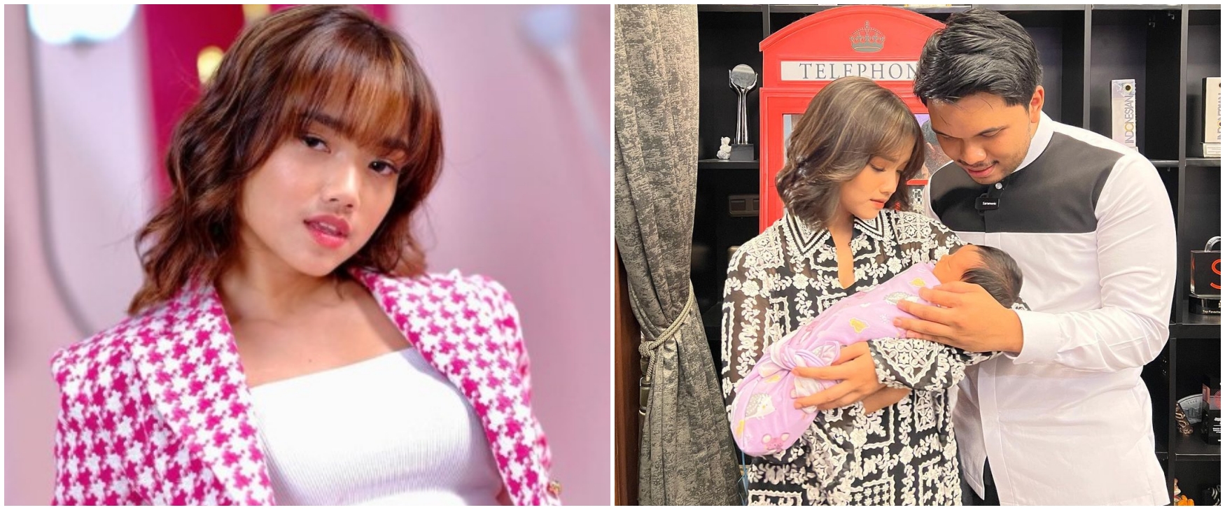 Fuji pakai baju tunik di akikah anak Aurel, harganya bikin melongo