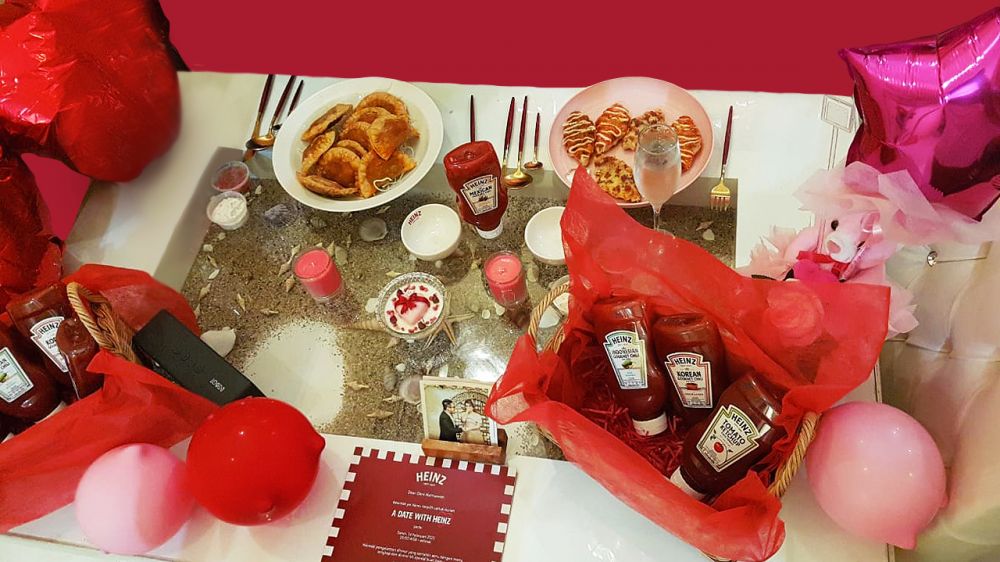 Rayakan valentine, Heinz ajak dinner virtual romantis!