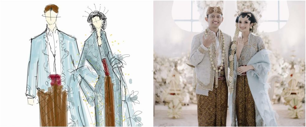 9 Makna desain baju akad Belva & Sabrina, inspirasi Tut Wuri Handayani