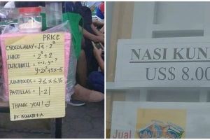 21 Tulisan nyeleneh harga dagangan ini bikin pembeli auto gagal fokus