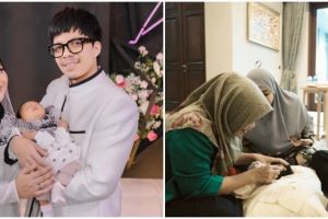 9 Momen anak Aurel dicukur botak, Atta Halilintar sempat tak tega