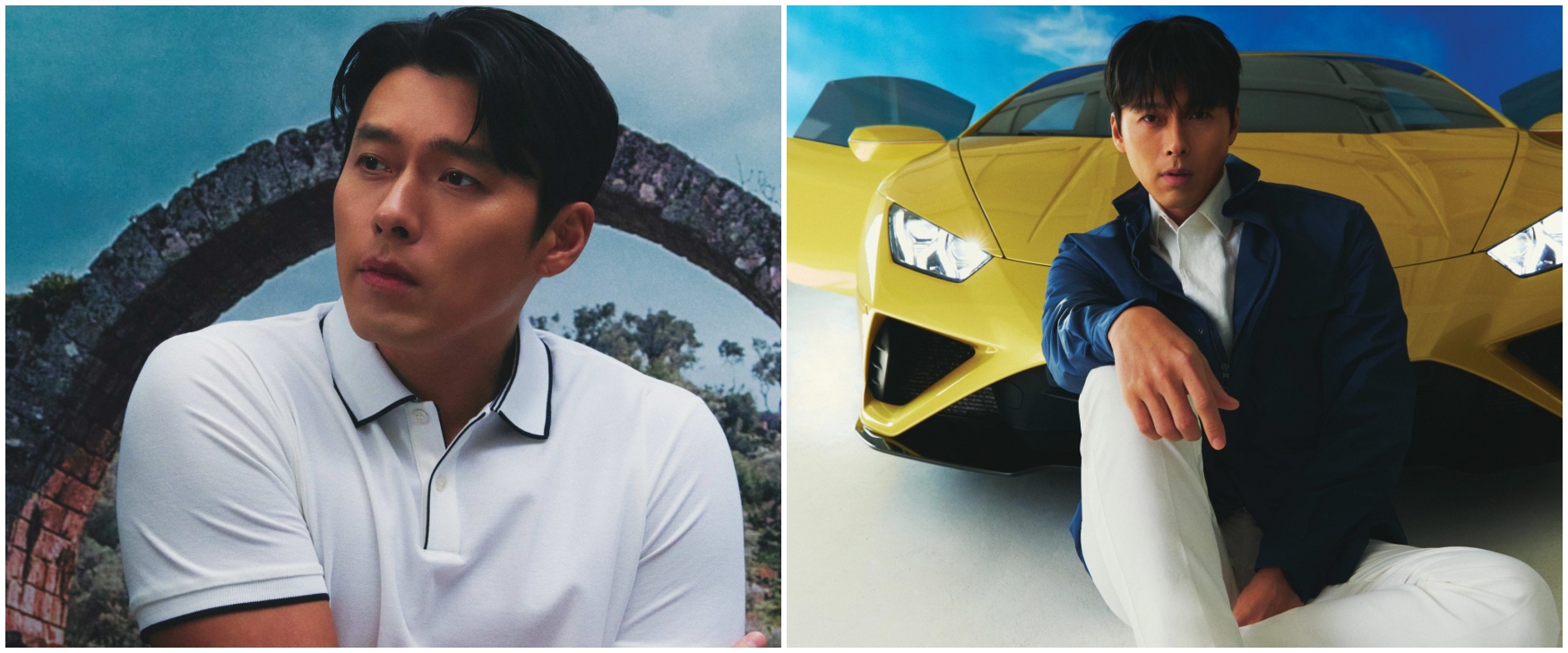 9 Gaya pemotretan terbaru Hyun Bin, ekspresinya bikin gemas