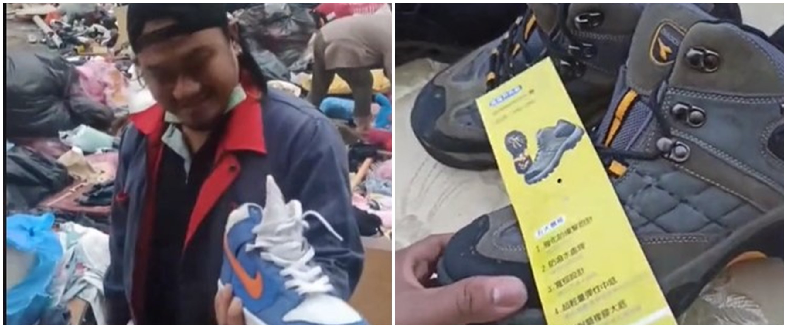 TKI ini tunjukkan tempat mulung di Taiwan, dapat barang-barang branded