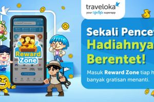 Dapat cuan sambil rebahan, ini 4 tips pakai Reward Zone di Traveloka!