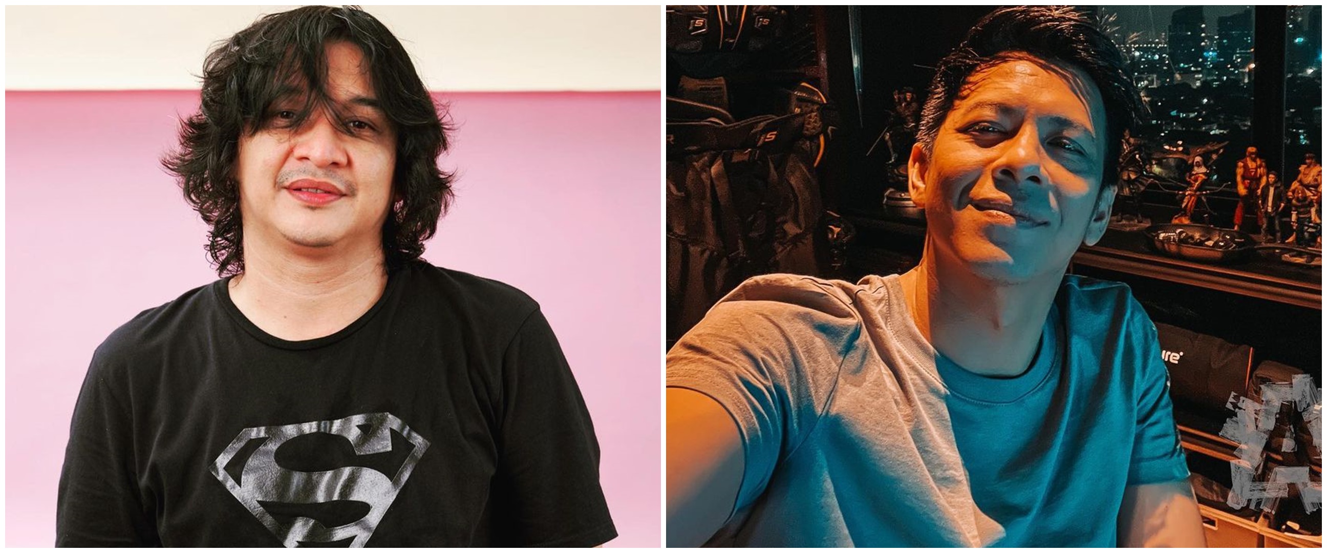 Gaya 5 vokalis band makan pinggir jalan, Pasha Ungu pakai sandal jepit