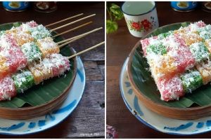 Sate ongol-ongol singkong, enak, kenyal, dan mudah dibuat