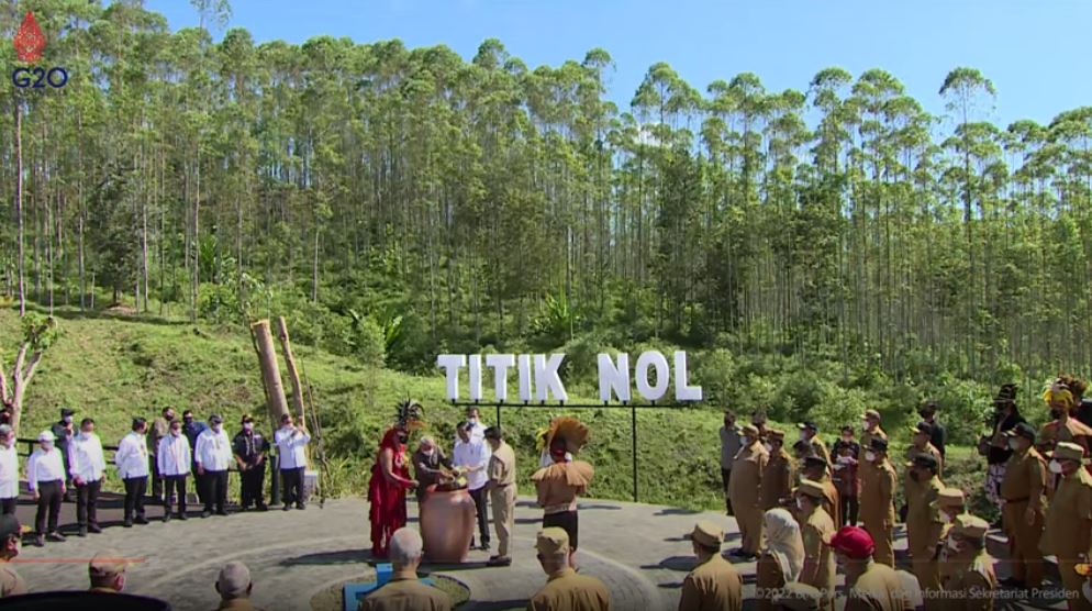 11 Momen Presiden Jokowi gelar ritual Kendi Nusantara di titik nol IKN