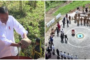 11 Momen Presiden Jokowi gelar ritual Kendi Nusantara di titik nol IKN