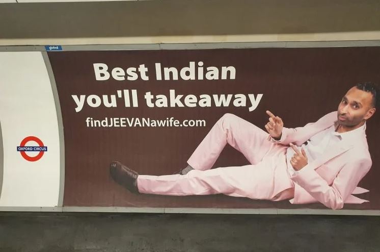 Pria asal ini cari jodoh lewat iklan billboard di subway
