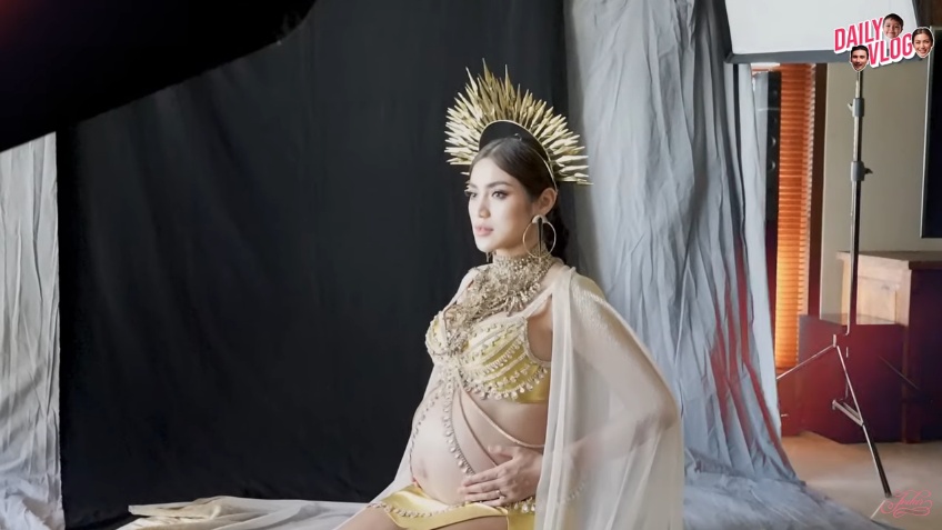 11 Gaya maternity shoot Jessica Iskandar, bergaya ala Beyonce