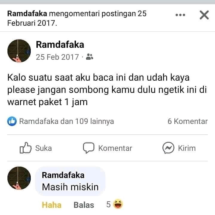 13 Status FB curhat kejadian lucu, bikin tepuk jidat