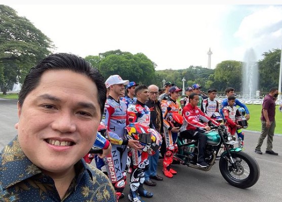 9 Momen parade pembalap MotoGP di Jakarta, disambut sorak sorai warga