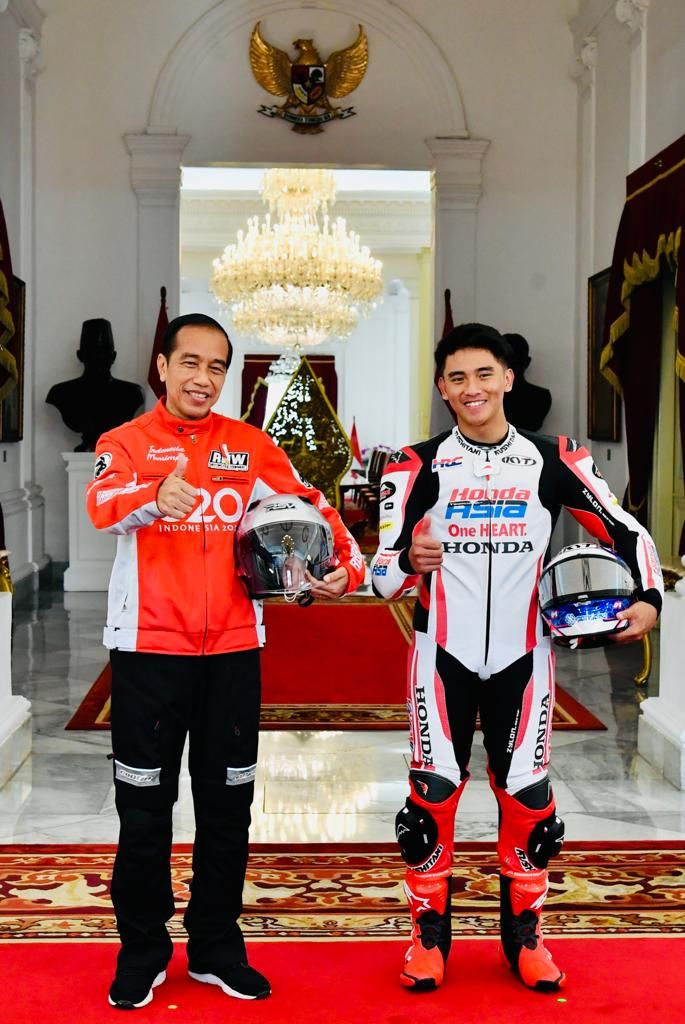 Diharapkan Jokowi raih prestasi di Moto3, ini karier balap Mario Aji