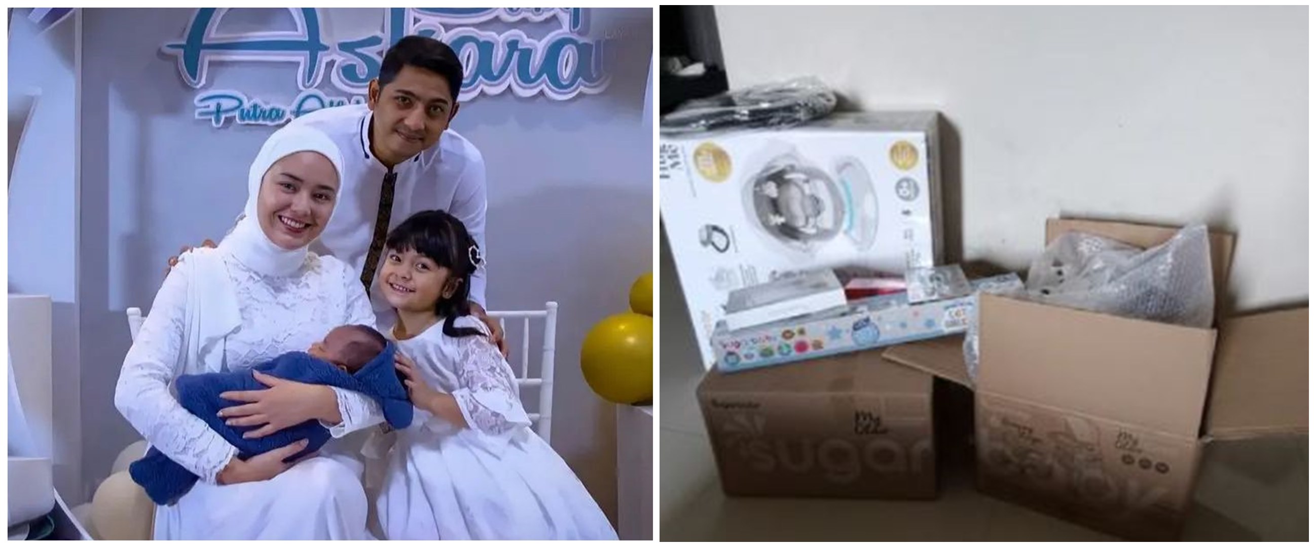 Askara anak Andin & Aldebaran banjir kado dari fans, ini 11 potretnya