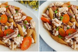 Resep cah cumi saus tiram, simpel cuma tiga langkah