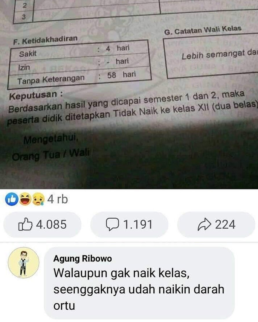13 Balasan lucu di status FB ini nyeleneh tapi ada benarnya