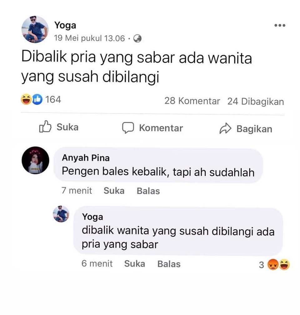 13 Balasan lucu di status FB ini nyeleneh tapi ada benarnya