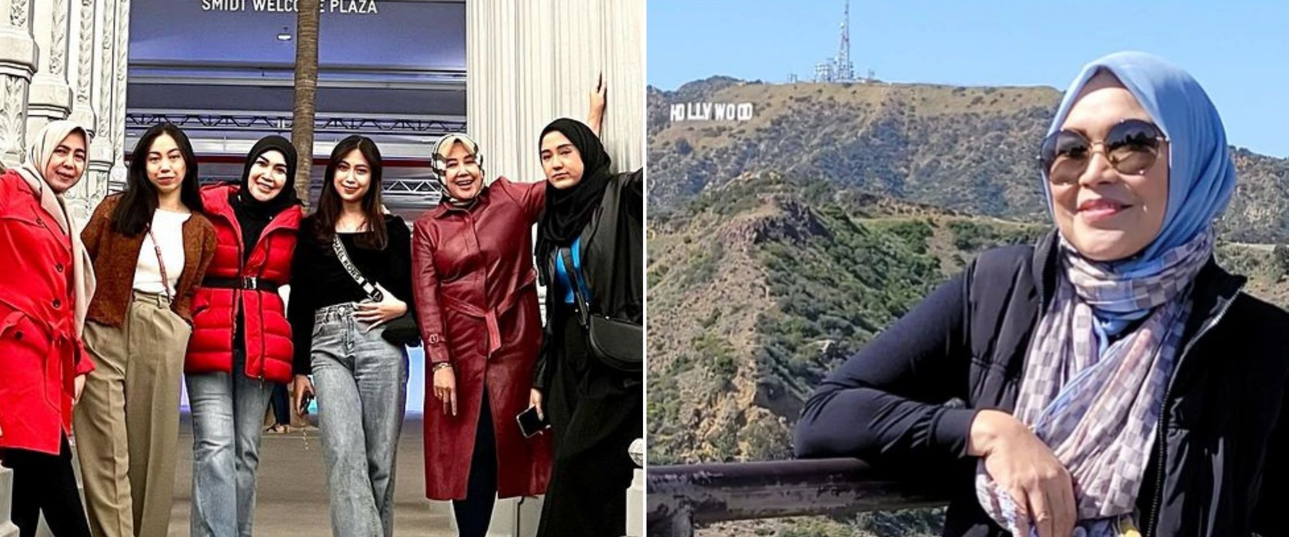 9 Potret ibu Ayu Ting Ting liburan di AS sama gengnya, gayanya trendy