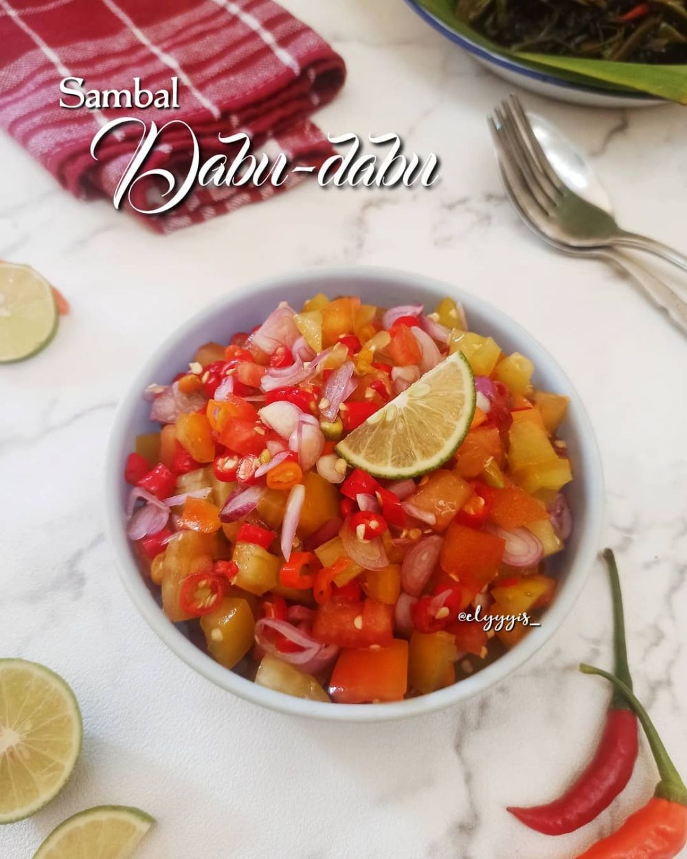20 Resep kreasi sambal dabu-dabu, praktis dan pedasnya bikin nagih