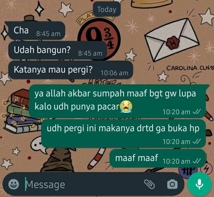13 Chat lucu asal ayang senang, endingnya nyeleneh pol