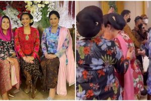 9 Gaya Annisa Pohan di acara siraman Putri Tanjung, manis berkebaya