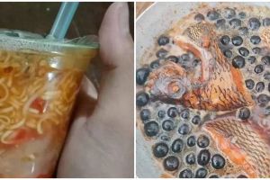 11 Potret nyeleneh makanan jadi minuman ini ada-ada saja