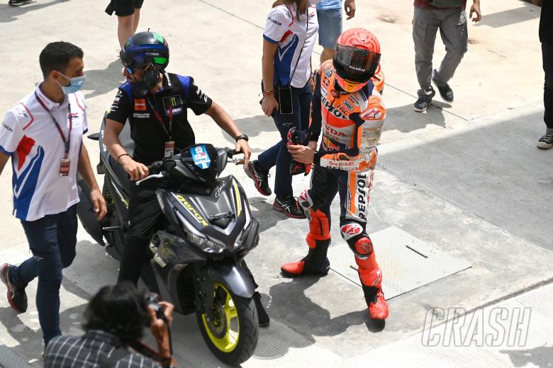 Masalah ban belakang penyebab Marc Marquez absen di MotoGP Indonesia