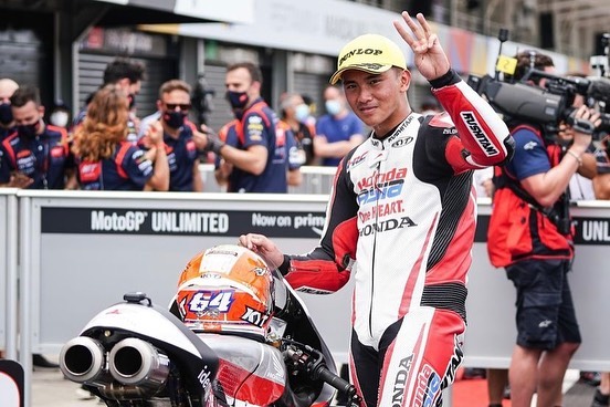 Mario Aji finish ke-14 kelas Moto3 di MotoGP Mandalika