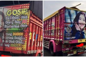 11 Gambar wajah idol K-Pop di truk, bikin fans garis keras tersenyum