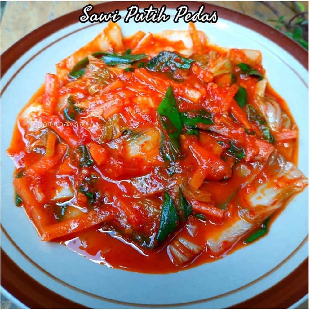 20 Resep kreasi sayur sawi putih, enak, simpel, dan menggugah selera