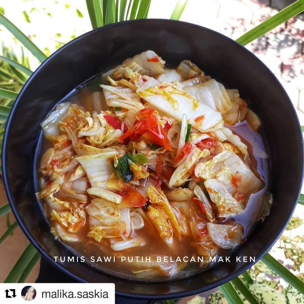 20 Resep kreasi sayur sawi putih, enak, simpel, dan menggugah selera