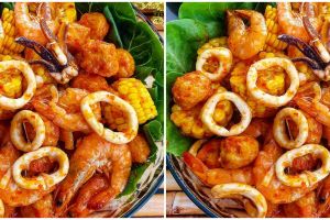 Resep mix seafood saus Padang, aroma bumbu khas dan bikin nagih