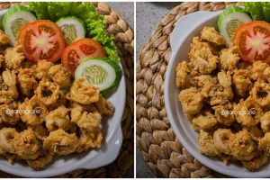 Cara membuat cumi goreng tepung, antialot dan renyah tahan lama