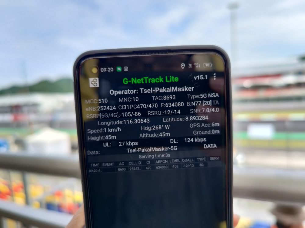 Uji Oppo Reno7 Z 5G di Mandalika, catat kecepatan jaringan 5G maksimal