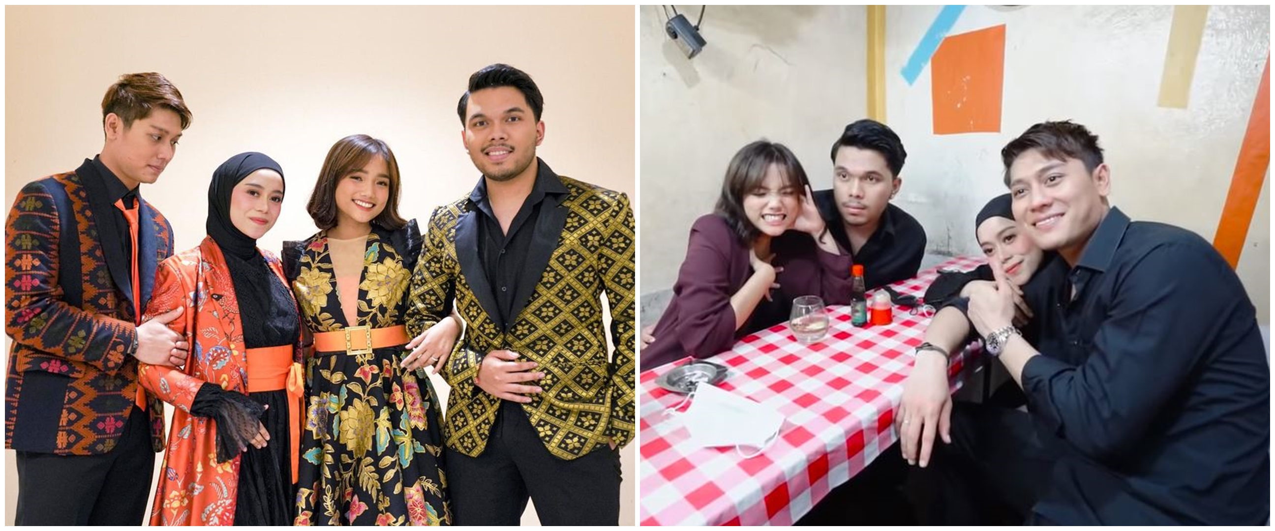 11 Momen Fuji-Thariq double date bareng Lesty-Billar, makan di warteg
