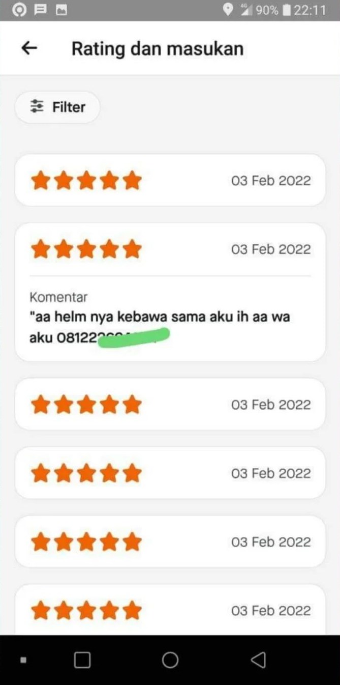 11 Alasan customer beri rating bagus ke ojek online ini bikin happy