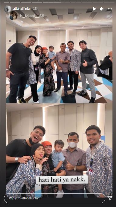 11 Momen Fuji dan Thariq Halilintar berangkat umroh, diantar keluarga