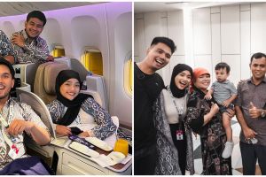 11 Momen Fuji dan Thariq Halilintar berangkat umroh, diantar keluarga