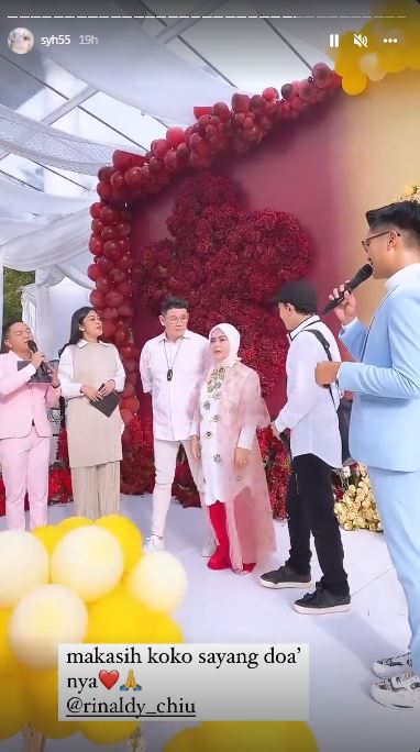 11 Momen pengajian 4 bulanan kehamilan Aisyahrani adik Syahrini