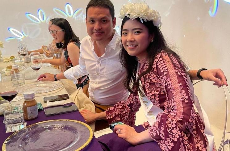 9 Momen bridal shower Jessica Tanoesoedibjo, dekorasi bernuansa ungu