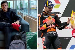 11 Foto editan lucu pembalap MotoGP, Miguel dapat minyak goreng
