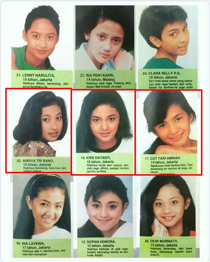 Potret lawas 9 penyanyi saat SMP, paras Nagita mirip Rafathar
