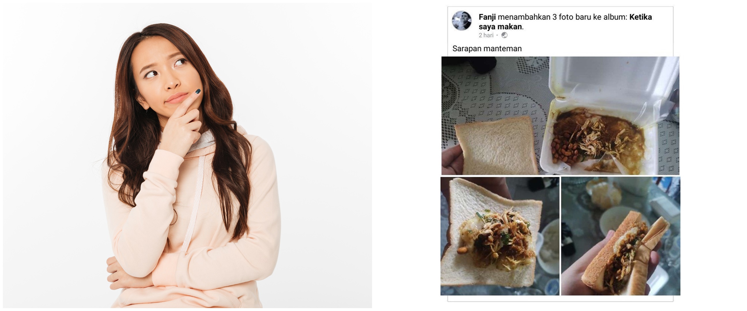 13 Status lucu menu makanan, konsepnya nyeleneh banget