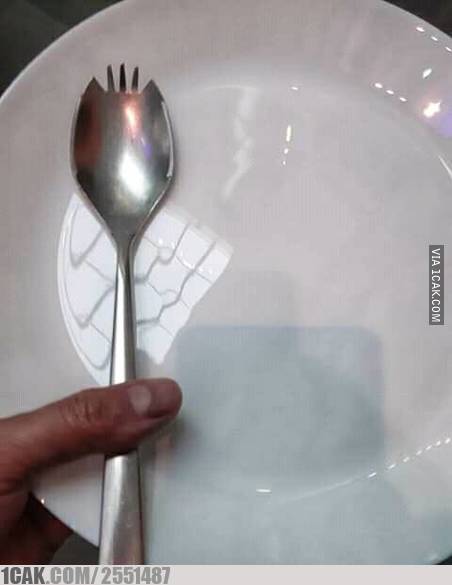 15 Potret lucu bentuk garpu ini bikin gagal paham melihatnya