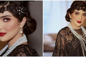 9 Gaya Ashanty di acara launching skincare, pilih look era 1920-an