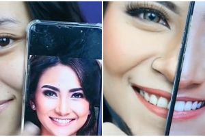 9 Transformasi makeup wanita dandan jadi Vanessa Angel, mirip pol