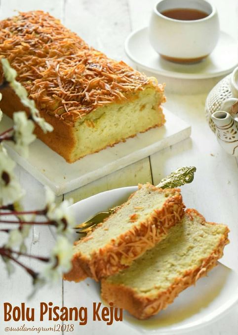31 Resep bolu pisang panggang, enak, lembut, dan antibantat