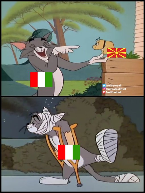 9 Meme lucu Italia gagal ikut Piala Dunia 2022, bikin senyum ngenes