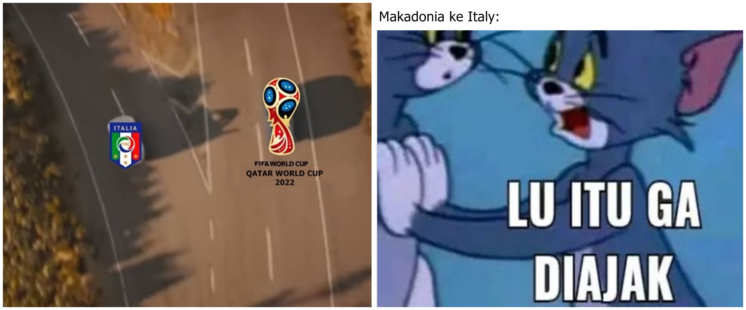 9 Meme lucu Italia gagal ikut Piala Dunia 2022, bikin senyum ngenes